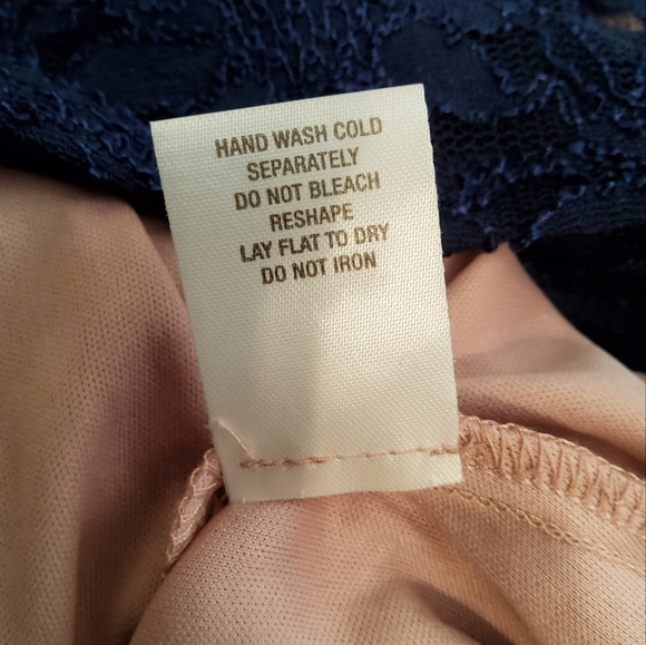 CB ESTABLISHED 1962 BLUE LACE FIT & FLARE SLEEVELESS SCOOP NECK DRESS SIZE 10 - Picture 8 of 9